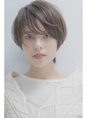 大人可愛いひし形マニッシュショート