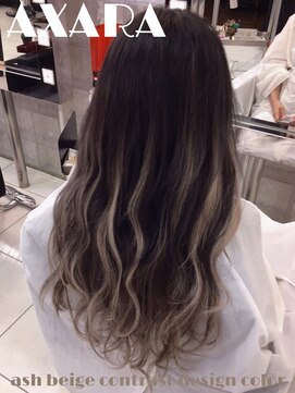 アザラ(AXARA) 【アッシュベージュ・コントラストデザインカラー】
