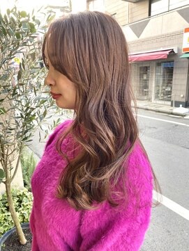 シェノン(CHAINON) 大きめフェミニンカールショコラブラウン梅ヶ丘美容院