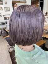 エイトタマプラ たまプラーザ店(EIGHT tamapla)&nbsp;【EIGHTたまプラ】デザインカラー_切りっぱなしボブ