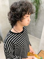 テトヘアー(teto hair) ウルフカット、メンズウルフ、パーマウルフ、メンズパーマ