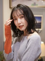 ビュートリアム 梅田(BEAUTRIUM)&nbsp;くびれヘア/外ハネミディアム/シースルーバング/茶屋町/梅田