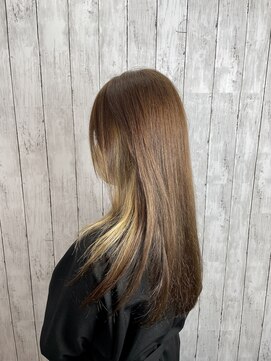 ビューティドレッセヤマノ 池袋パルコ(Beauty Dresse YAMANO) 【ロング】【インナーカラー】【20代30代40代】マットベージュ