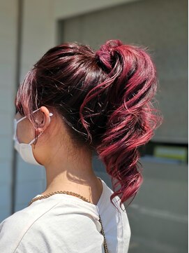 ヘアーズ 本店(HAIRZ) 《HAIRZ》平田☆グラデーションカラーピンク