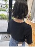 コテ巻き風デジタルパーマ＋カット　　￥11000