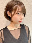川村利幸/京都ボブ/グレージュ/四条烏丸ボブ