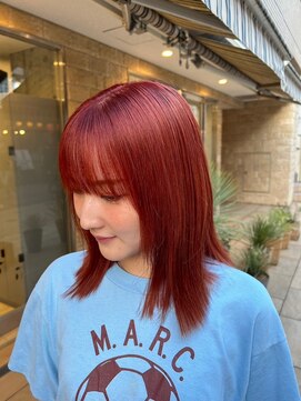 アース 高円寺店(HAIR & MAKE EARTH) ブラッドオレンジ！【@mppp_32485】