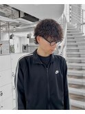 波巻き/マッシュウルフ/メンズパーマ