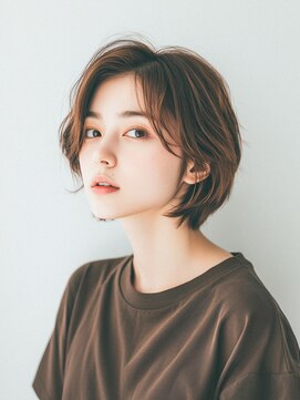 エダ 鎌倉(edA.) 小顔ショートボブ/白髪ぼかし/髪質改善/40代/50代