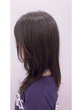 ヘアショップエヌアンドエー 久喜 栗橋店(hairshop N&A) 艶髪セミロング×レイヤーカット 髪質改善ケアTr/ブラウン