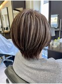 白髪ぼかしハイライト