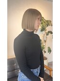 切りっぱなしボブ