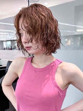 アルバム 渋谷パルコ(ALBUM) ミディアムボブショート美髪韓国ヘア_ba507121