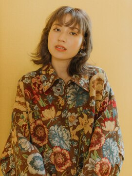 リュープリエ 笹塚(Lieu plie) 大人かわいいミディアムレイヤースタイル