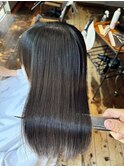美髪ストレート♯静岡市♯髪質改善♯縮毛♯美髪矯正