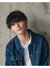 ローカルでも高クオリティ◎メンズパーマ(ツイストスパイラルパーマ、ソフトツイストパーマ、波巻きパーマ)