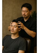 【リフレッシュしたい方はこちら！】<新規限定>カット+眉カット+リラクゼーションヘッドスパ￥9350→￥7480