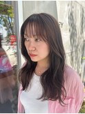 レイヤーカット/2wayバング/透明感カラー/ツヤ髪