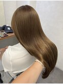 ◆◇艶髪ブリーチなしアプリエカラーハニーベージュ◇◆