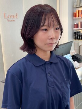 ロンド ブランシュ 錦糸町北口(Lond blanche) くびれヘア/顔周り/韓国/カラー/レイヤーカット/前髪/錦糸町ボブ
