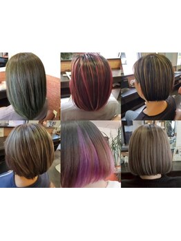 髪と地肌に優しい！エイジング悩みに寄り添い、艶とまとまりを叶える◎白髪を活かしたデザインカラーも＊