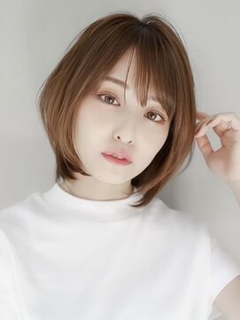 ギークス(GEEKS) 【GEEKS渋谷】くびれボブ/レイヤーボブ/小顔/冬カラー/20代30代