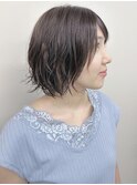 ＊ゆるふわパーマボブウェーブニュアンスパーマ大人ボブパーマ