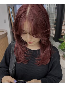 ドリップバイグリップ(DRIP by GRIP) wine red/ layer cut