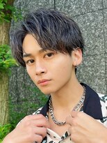 アイビーズ(IVYS)&nbsp;センターパートルーズショートパーマニュアンスツイスト