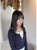 チョコレートブラウン × 艶トリートメント