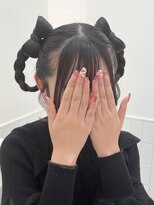 リルミー ミュエナ 大須 矢場町(Lilme myuena)&nbsp;イメチェン/ピンクベージュ/アンブレラカラー/前髪/名古屋