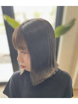 フィッシュヘアー(fish hair)の写真/【ダメージレスに髪質改善！】美髪、艶髪、髪質改善に合わせ、毎日のお手入れを楽に♪