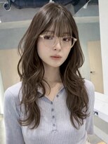 ナナローネス 渋谷(nana loness) ウェーブ巻きレイヤー×透明感ベージュ
