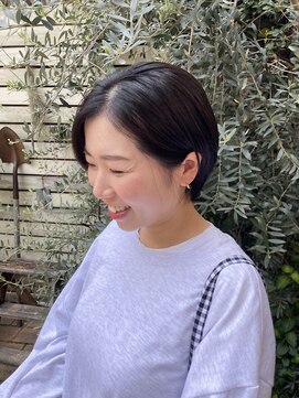 スーリール 福岡別府店(Sourire) まとまるツヤ髪ショート
