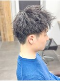 似合わせカット ソフトトツイスト　メンズパーマ　七隈駅