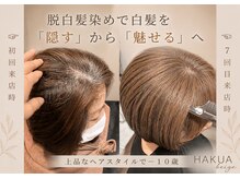 ハクア プラス(HAKUA PLUS)の雰囲気（「白髪率」＝「透明感率」脱白髪染めでマイナス10歳を叶えます）