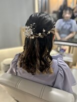 アイビー 新宿(IVY)&nbsp;ねじりハーフアップ