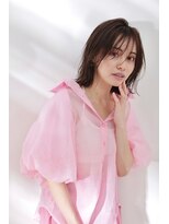 チェレ ブラン 堺東店(Chere brun)&nbsp;30代ミディアムレイヤー・シースルーバング・くびれレイヤー