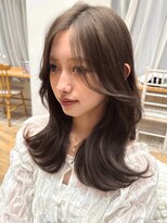 バイオレット 表参道店(Violet)&nbsp;くびれミディアム韓国夫婦レイヤー顔周りレイヤー