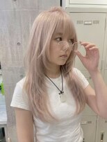 ワンズミラー 原宿(ONE's MIRROR)&nbsp;ハッシュカットグレージュデザインカラーツートンカラー原宿駅