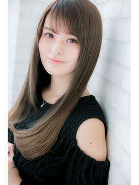 ローマ ギンザ(ROMA Ginza) 『ROMA』大人透明感グレージュロング エレガンスストレート