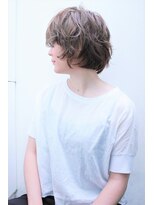 ルークス 中央林間(LOOOKS)&nbsp;サイドシルエット　ボブ×パーマ