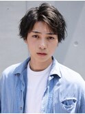 流しバングのナチュラルショート【MAKE'S m.clan原宿 矢沢和也】