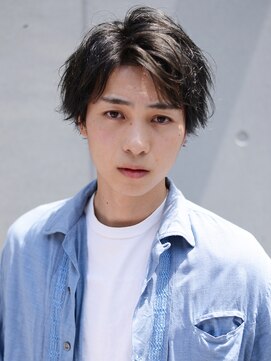 エムクランメイクス 原宿 表参道(m.clan MAKE'S) 流しバングのナチュラルショート【MAKE'S m.clan原宿 矢沢和也】