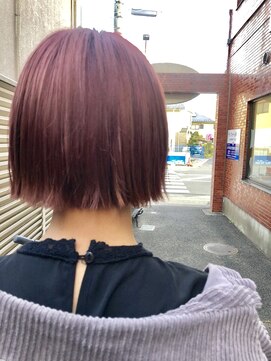 クラウドヘアー 東照宮店 【cloudhair】切りっぱなしボブ