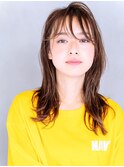 【ROJITHA】明るめアッシュベージュ × ミディアムパーマ