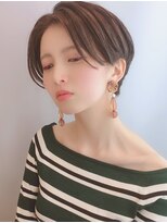 モリオフロムロンドン 原宿本店(morio from London)&nbsp;【モリオ原宿】ハンサムショート前髪なし黒髪センターパート