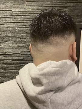 ヒロギンザ 恵比寿店(HIRO GINZA) ツーブロックビジネスショートフェードパーマコンマヘア