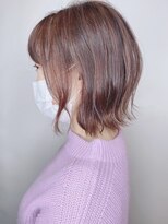 モリオフロムロンドン 原宿本店(morio from London)&nbsp;【morio原宿】柔らか外はねボブ　オレンジブラウンカラー