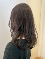 アンド アノン(and anon)&nbsp;アッシュブラウン×セミロング